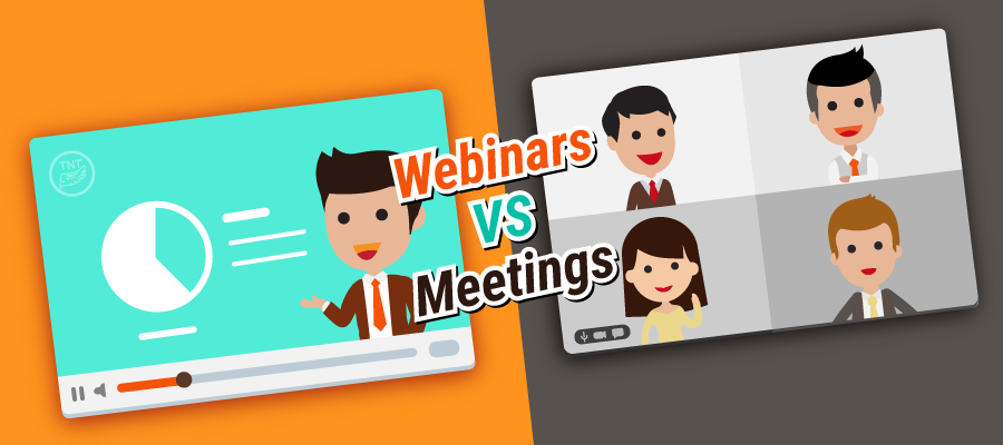 เปรียบเทียบคุณสมบัติ Webinars vs. Meetings (Video Conferencing)